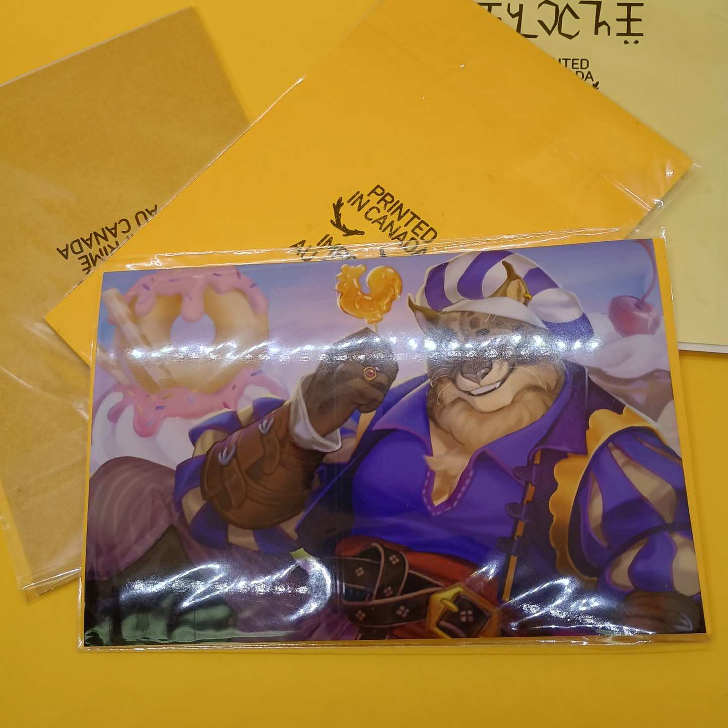 Furry Cat Gentleman Art Print - small sfw