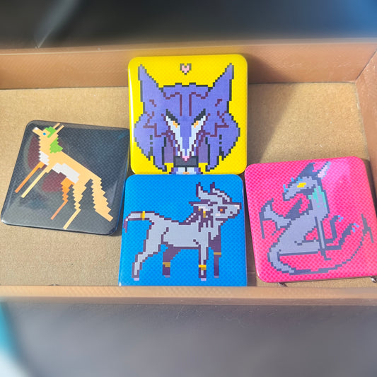 CMYK 2in SET magnet series