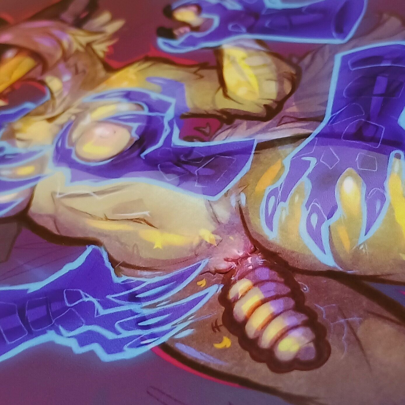 Grabby Ghost Hands Tori Nightstalker glossy art print - small