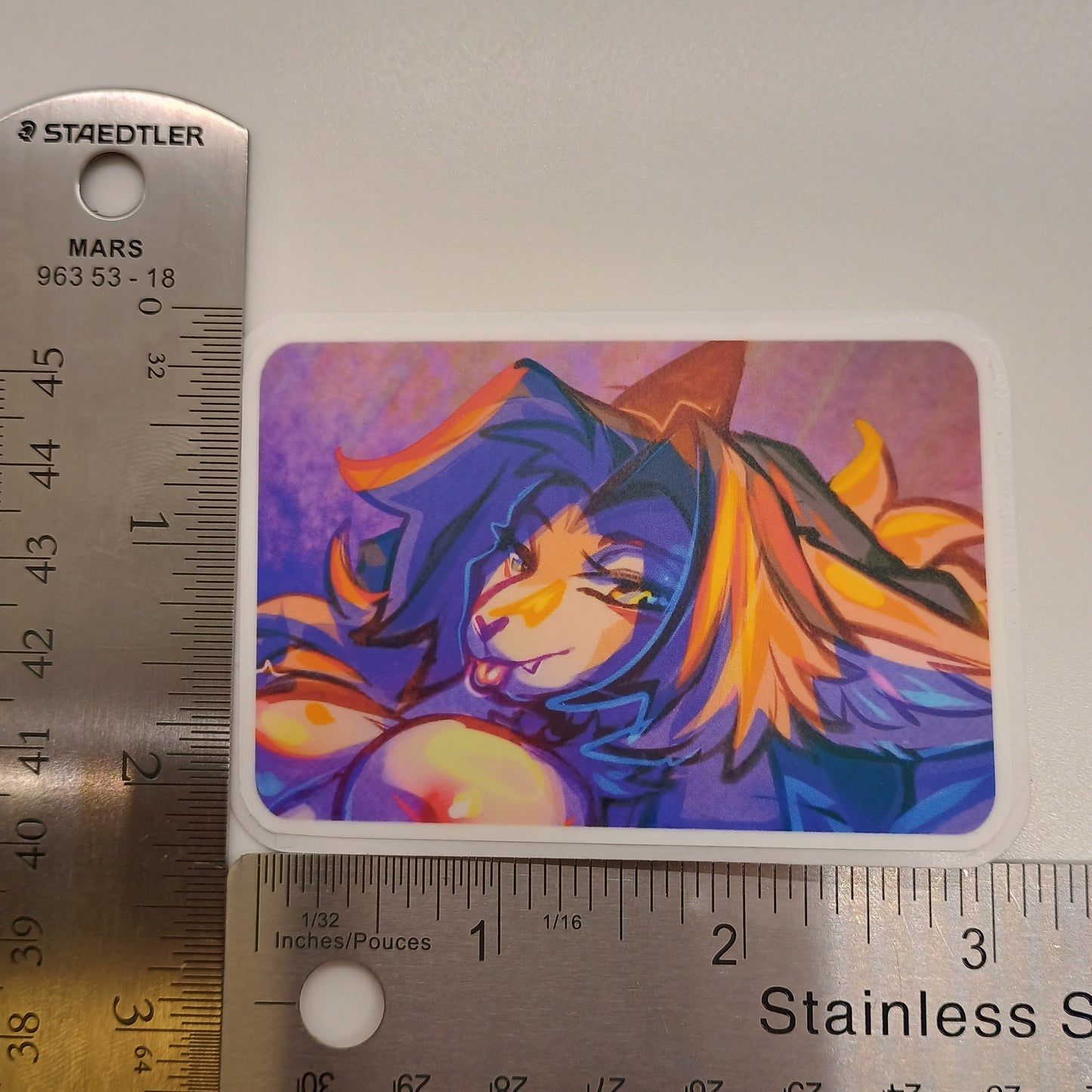 Pulchra boob Matte Sticker 3in / 7cm