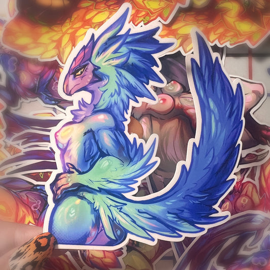 Seikret booba sticker glossy 4in || 10cm