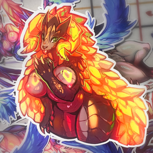 Kulve booba sticker glossy 4in || 10cm