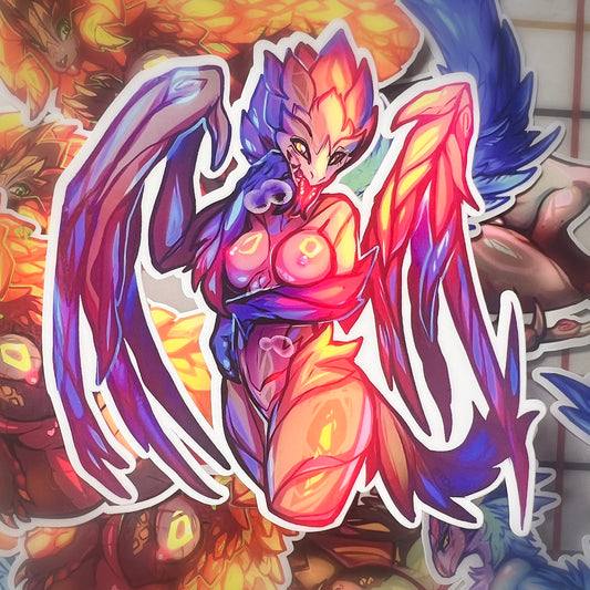 Shara booba sticker glossy 4in || 10cm