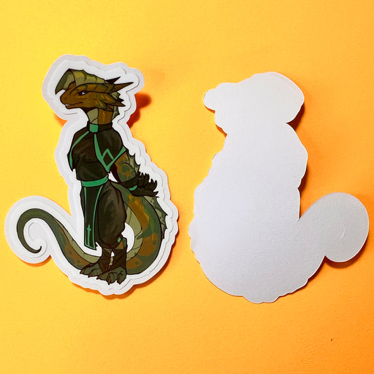 Zyph kobold glossy sticker 3in|7cm