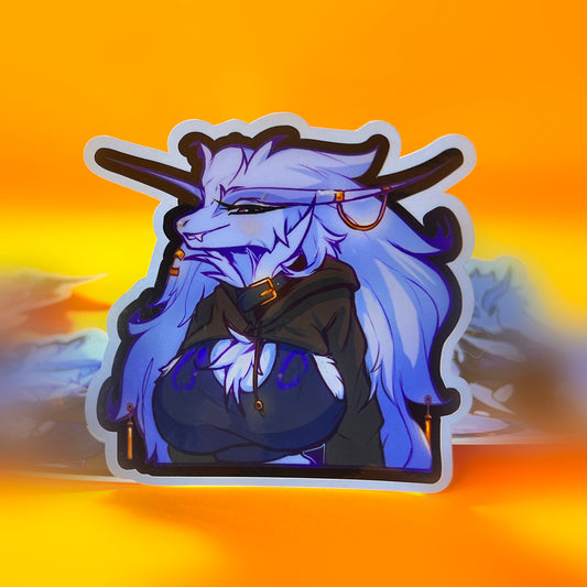 Sujin portrait glossy sticker 3in|7cm