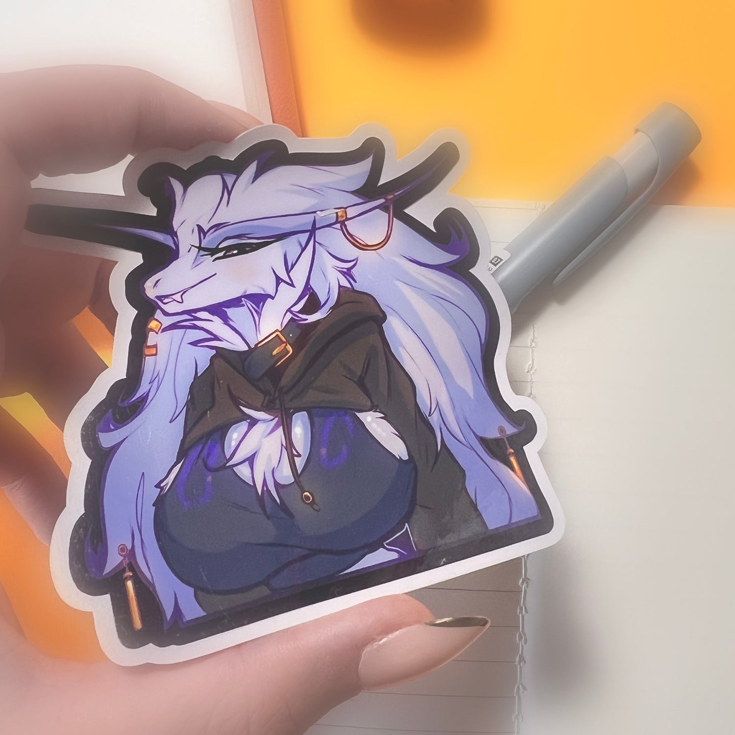 Sujin portrait glossy sticker 3in|7cm