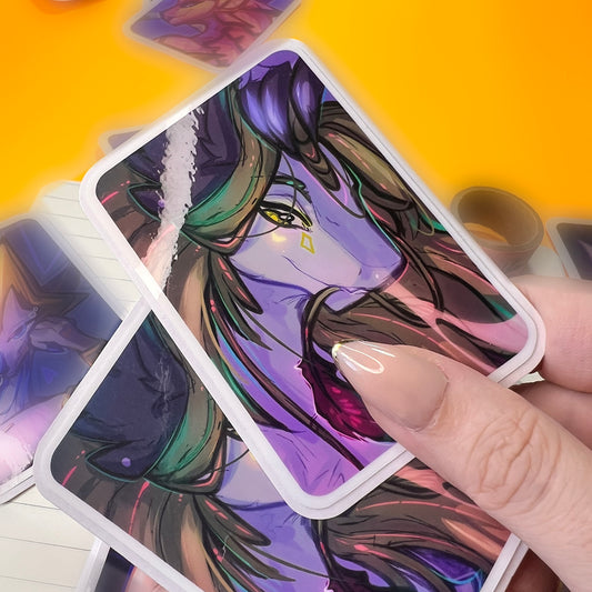 Alces smoke glossy sticker 3in || 7.5cm