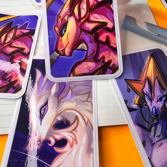 Rath portrait glossy sticker 3in || 7.5cm