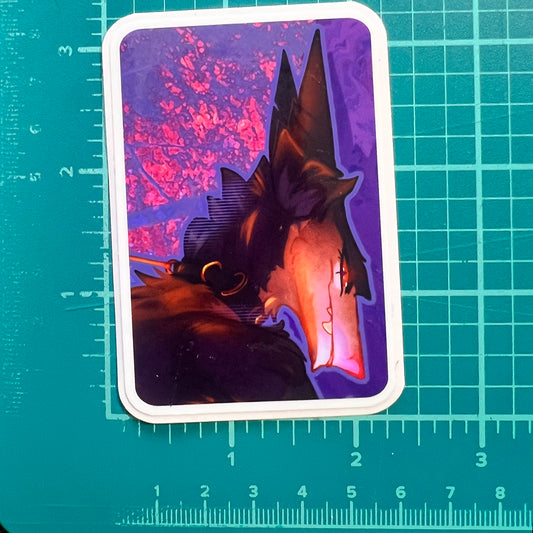 Sergals glossy stickers 3in || 7.5cm