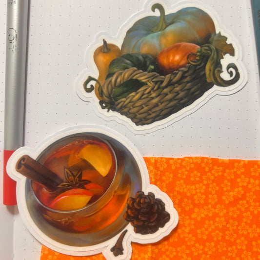 Tea glossy sticker 3in|7cm