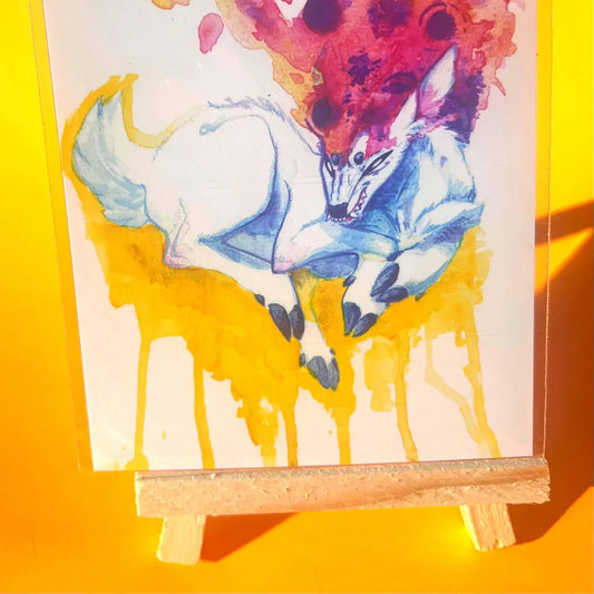 Vibrant Feeling / Feral Deer glossy art print - small