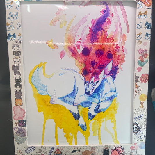 Vibrant Feeling / Feral Deer glossy art print - big