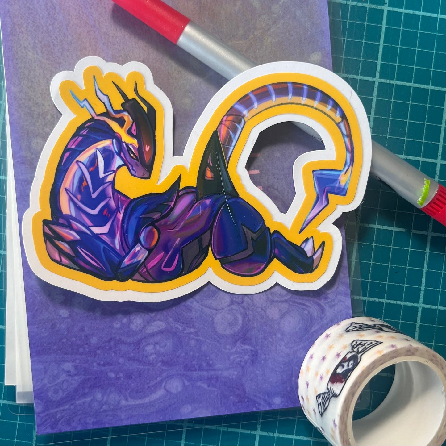 Miraidon sticker glossy 4in || 10cm