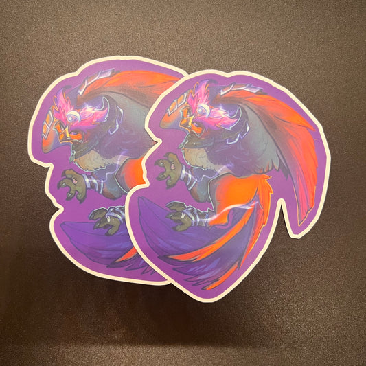 Arcdruid Owl Vinyl Matte Sticker 4inch | 10cm