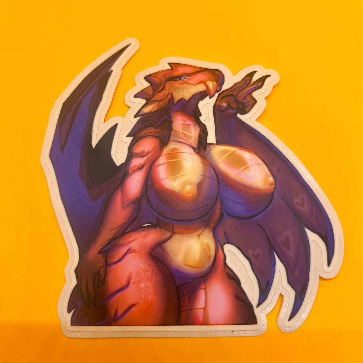 Rath pink booba matte sticker 4in || 10cm