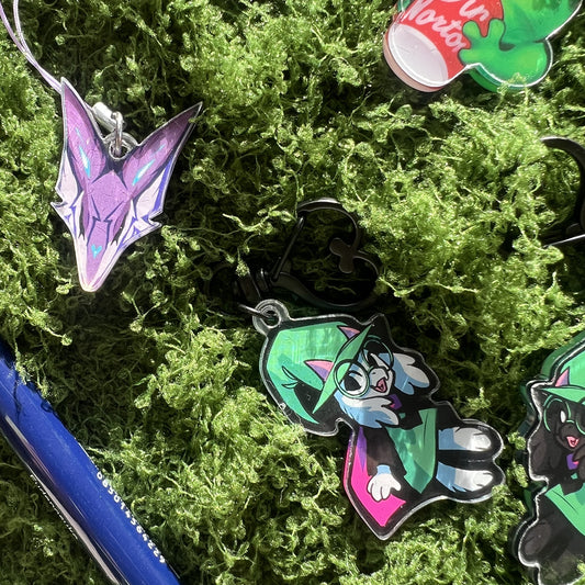 Glorp Alien Kitty with Coffee Tim Hortons Keychain 1.5in | 3cm