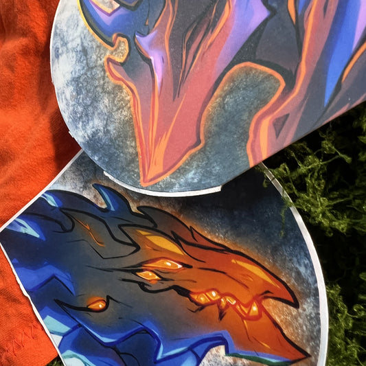 Voruna Warframe Wolf Vinyl Sticker: Water Resistant 4inch | 10cm