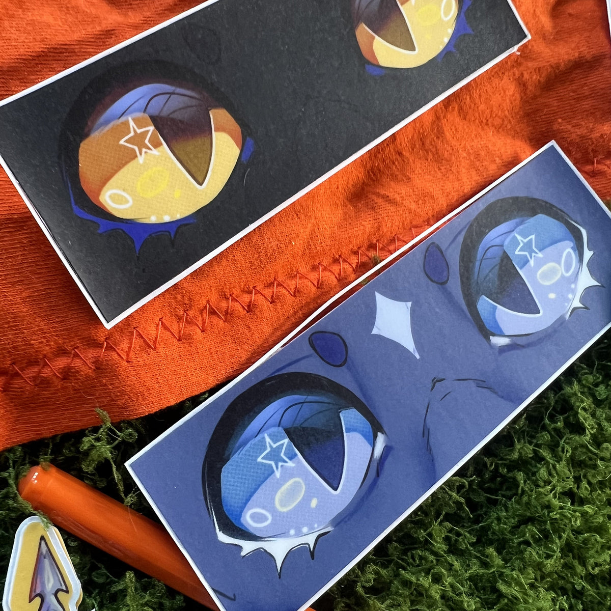 Warrior Cats Eyes Vinyl Sticker: Water Resistant 4inch | 10cm