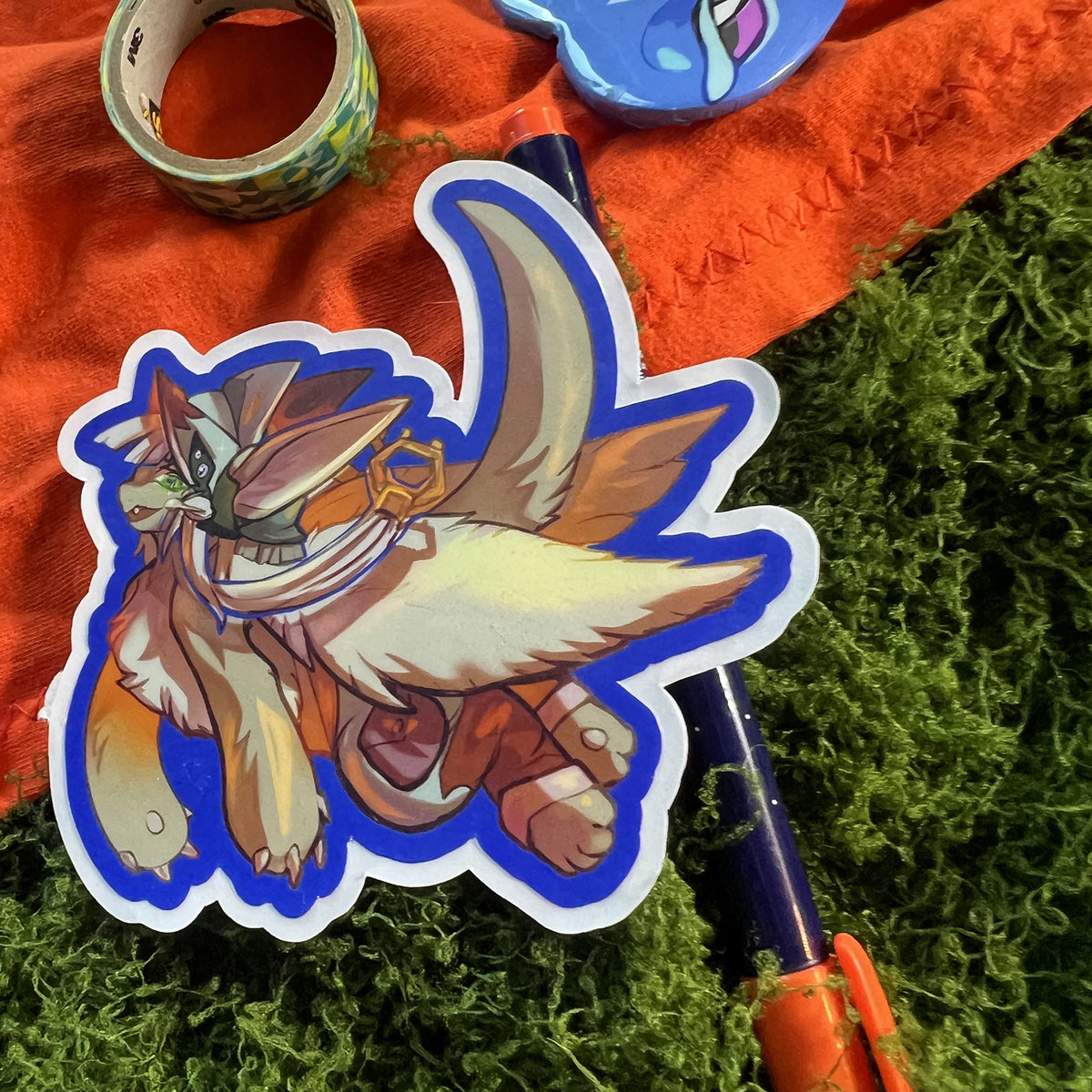 Faputa Nanachi Made in Abyss Vinyl Stickers: Water Resistant 4inch | 10cm