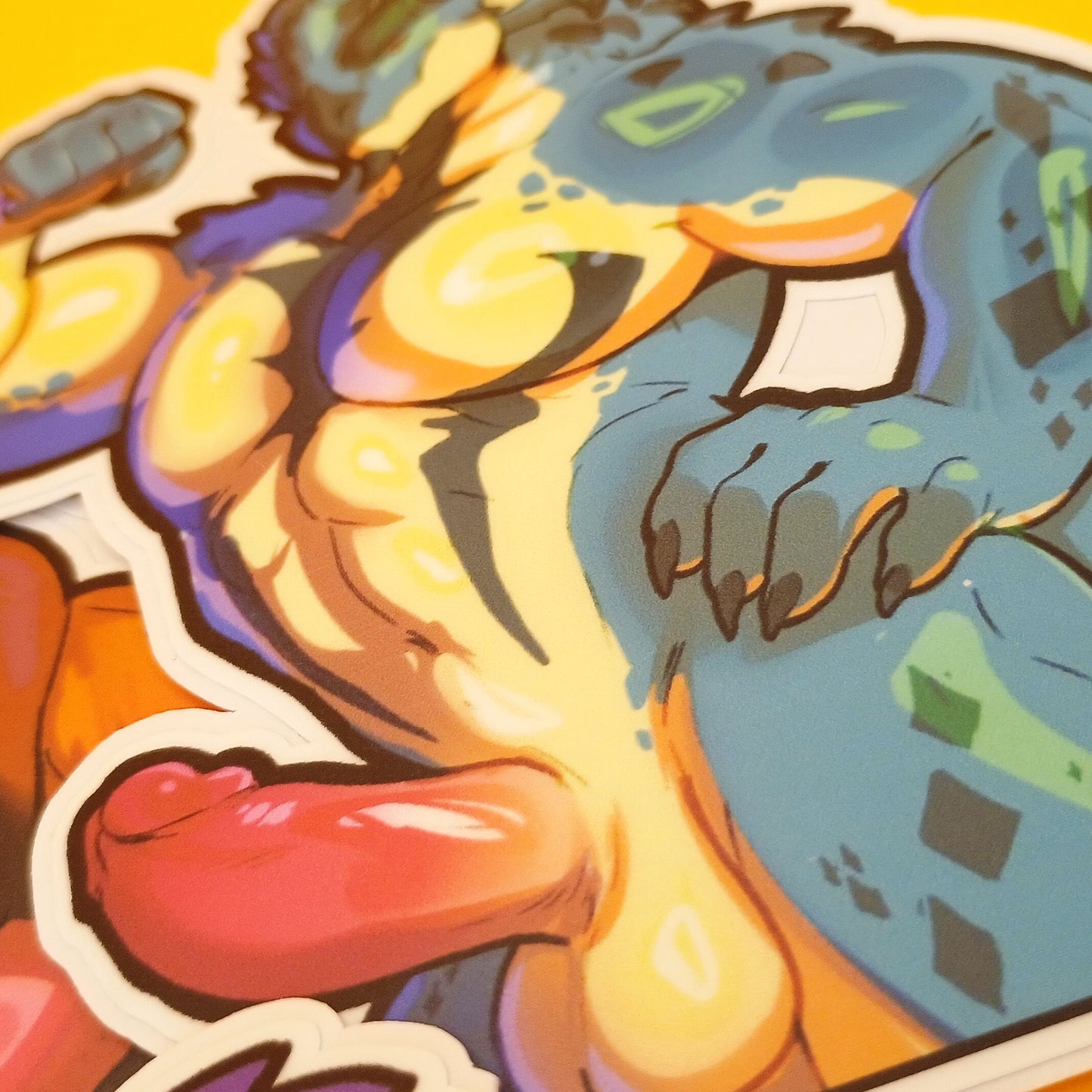 Rathalos boy sticker matte 4in || 10cm