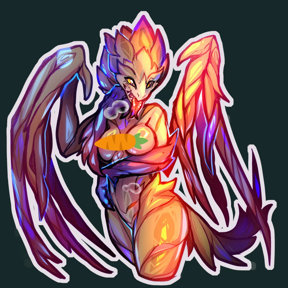 Shara booba sticker glossy 4in || 10cm