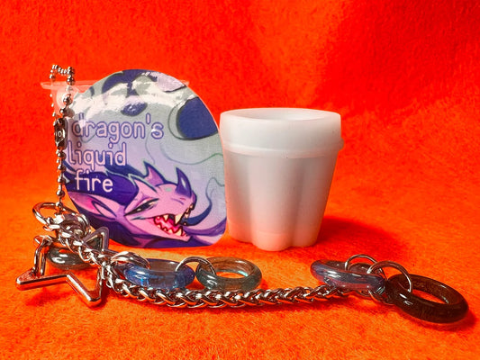 Binara squishy pudding keychain