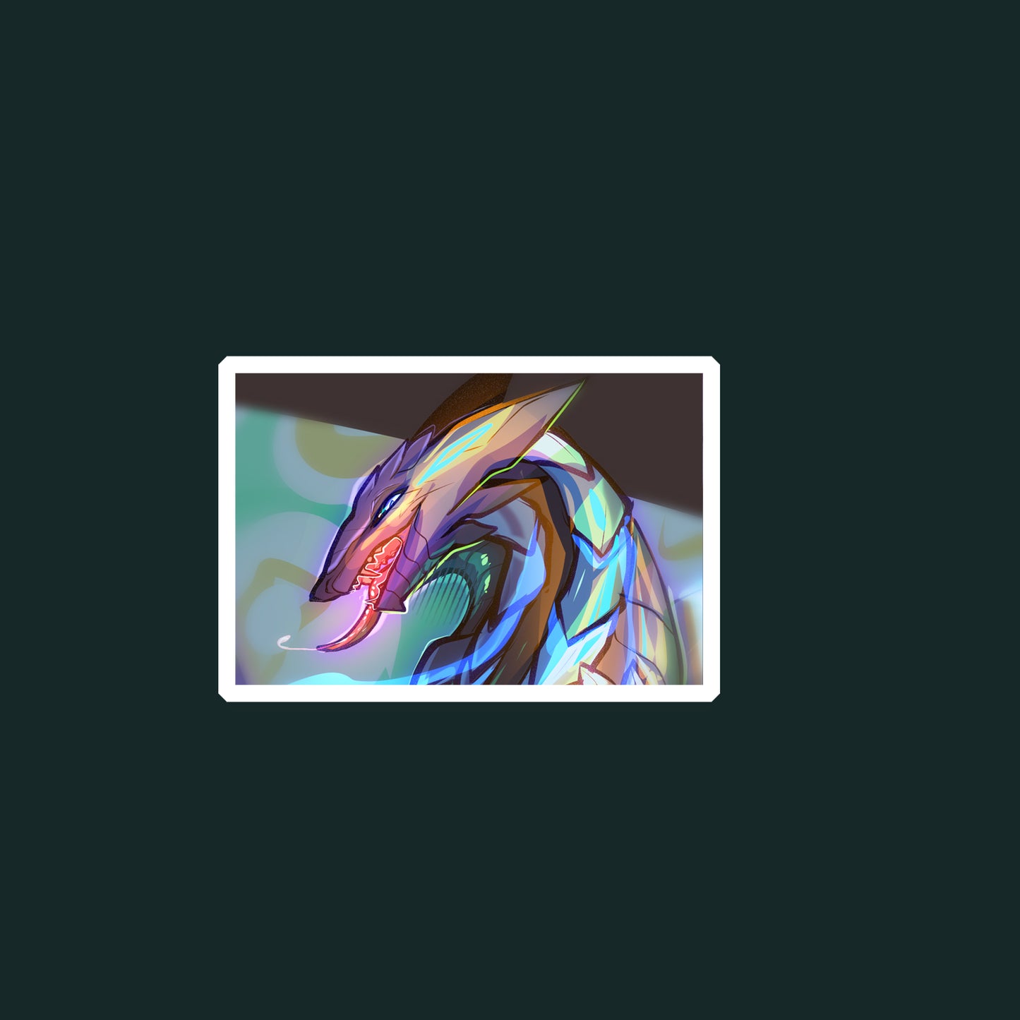 Lunagaron glossy sticker 3in || 7.5cm