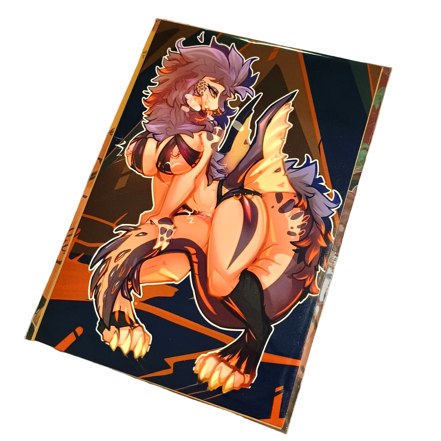 Anjanath glossy art print - small