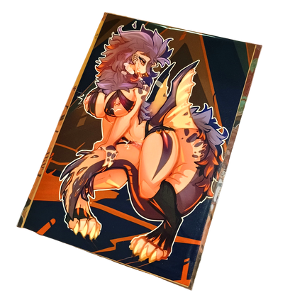 Anjanath glossy art print - small