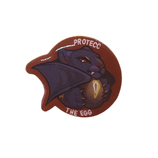 Wasitora with Egg pin  1.5in | 4cm