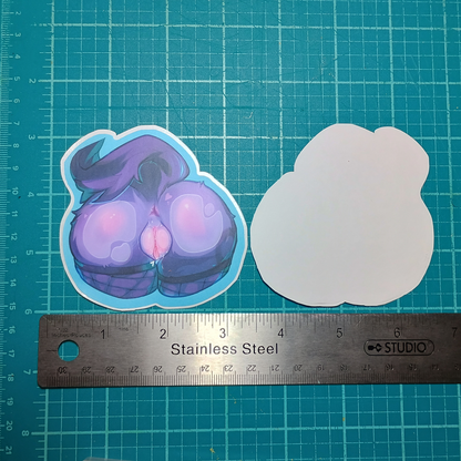 Avra Ass Matte Sticker 3in / 7cm