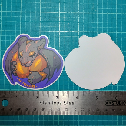 Wasitora My Treasure Matte Sticker 3in / 7cm