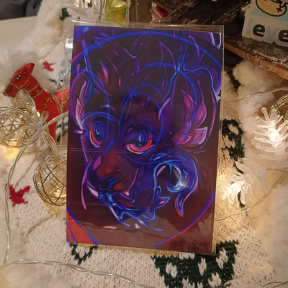 Avra Goo Hyena art print Glossy - small