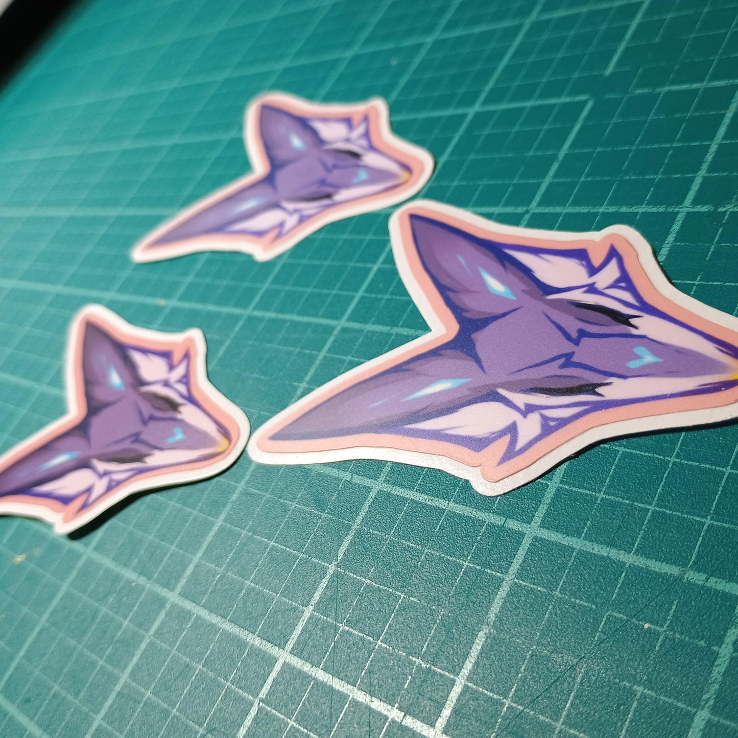 Jonecy Sergal Head Matte Sticker 3in / 7cm
