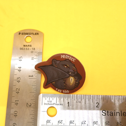 Wasitora with Egg pin  1.5in | 4cm