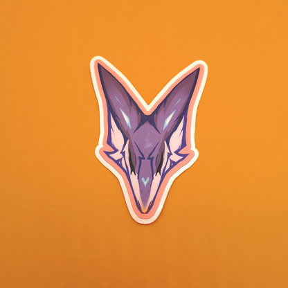 Jonecy Sergal Head Matte Sticker 3in / 7cm