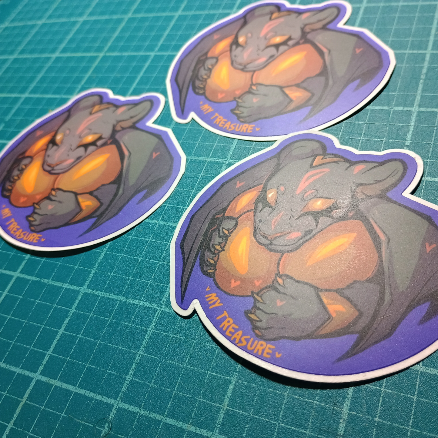 Wasitora My Treasure Matte Sticker 3in / 7cm