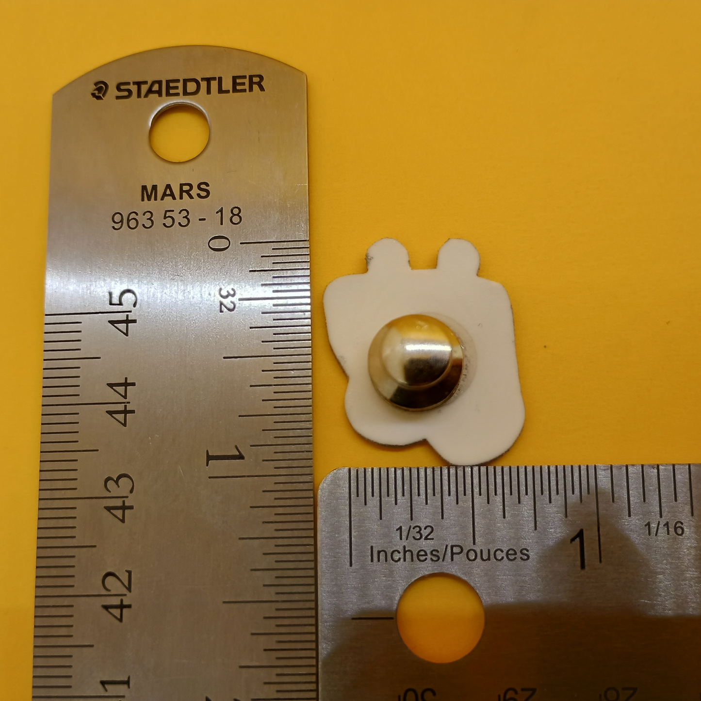 TINY Glorp Alien Kitty Pin with Coffee  1.25in | 3cm