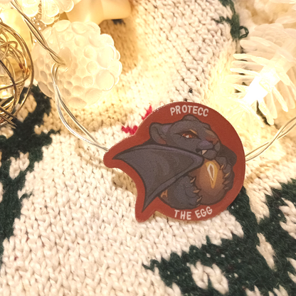 Wasitora with Egg pin  1.5in | 4cm