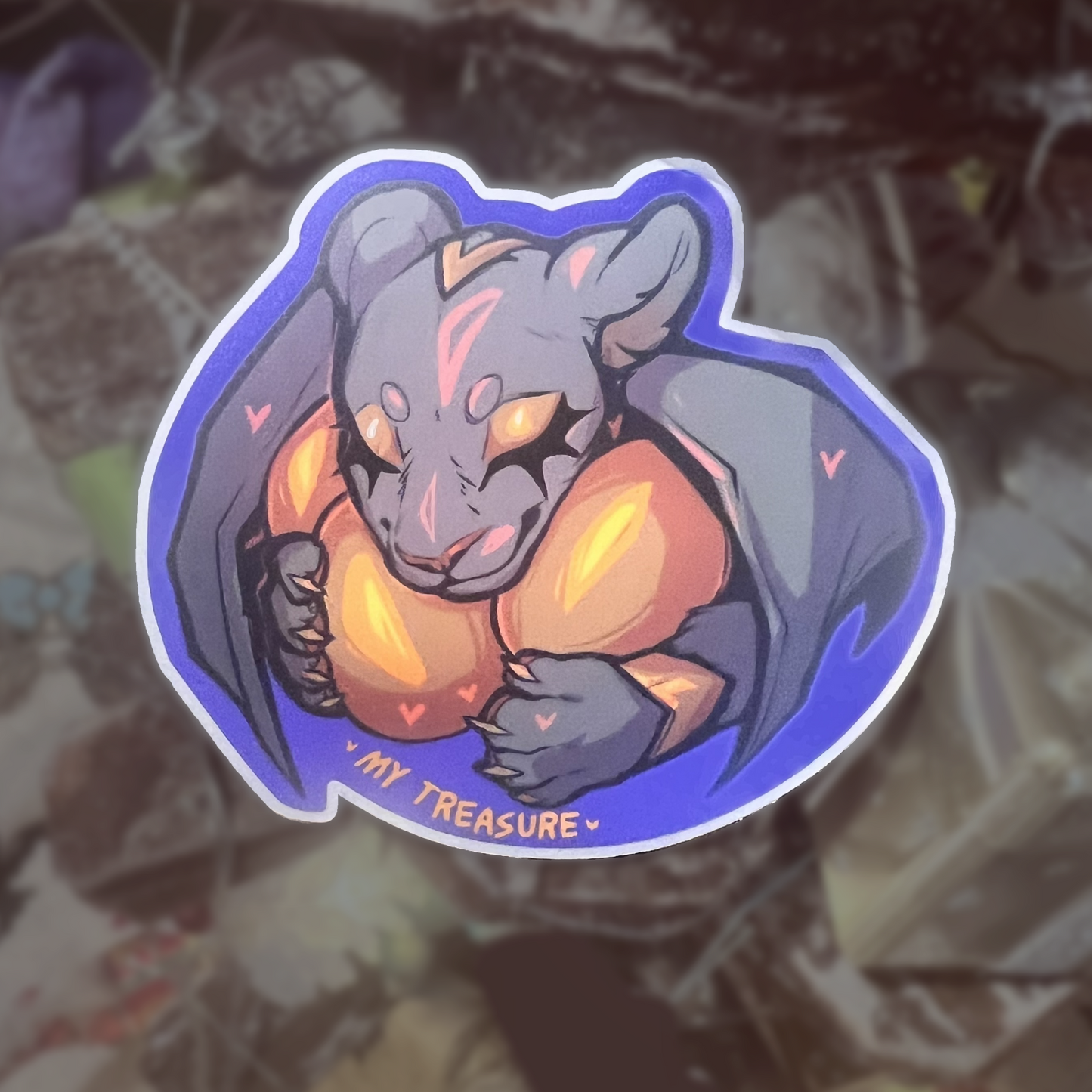 Wasitora My Treasure Matte Sticker 3in / 7cm