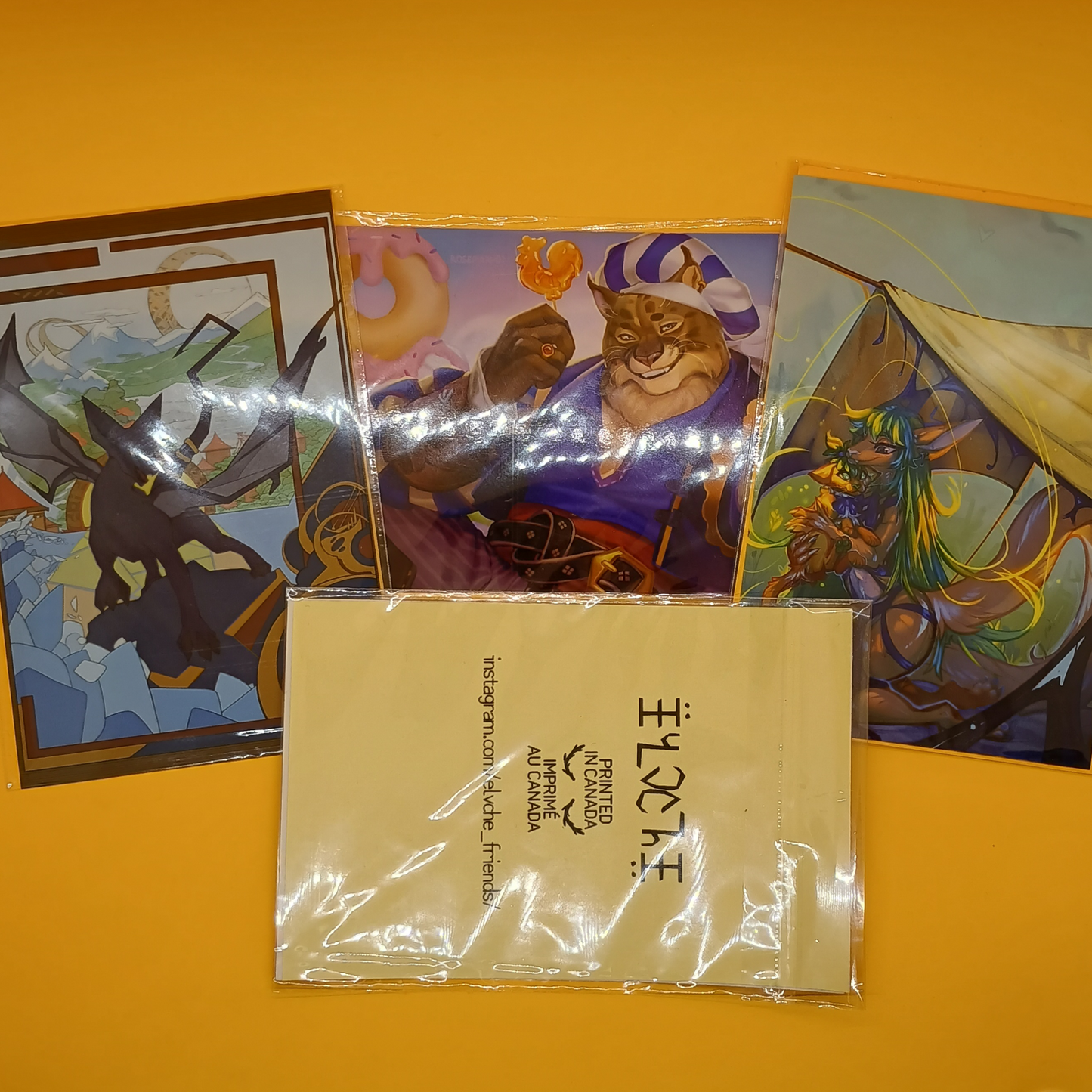 Furry Cat Gentleman Art Print - small sfw