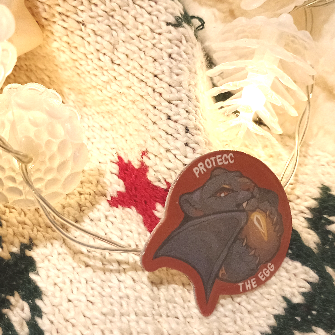 Wasitora with Egg pin  1.5in | 4cm