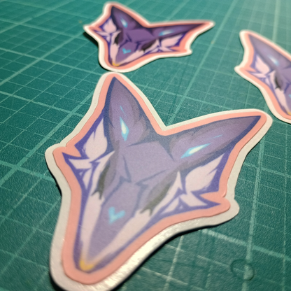 Jonecy Sergal Head Matte Sticker 3in / 7cm