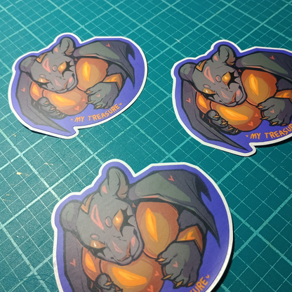 Wasitora My Treasure Matte Sticker 3in / 7cm