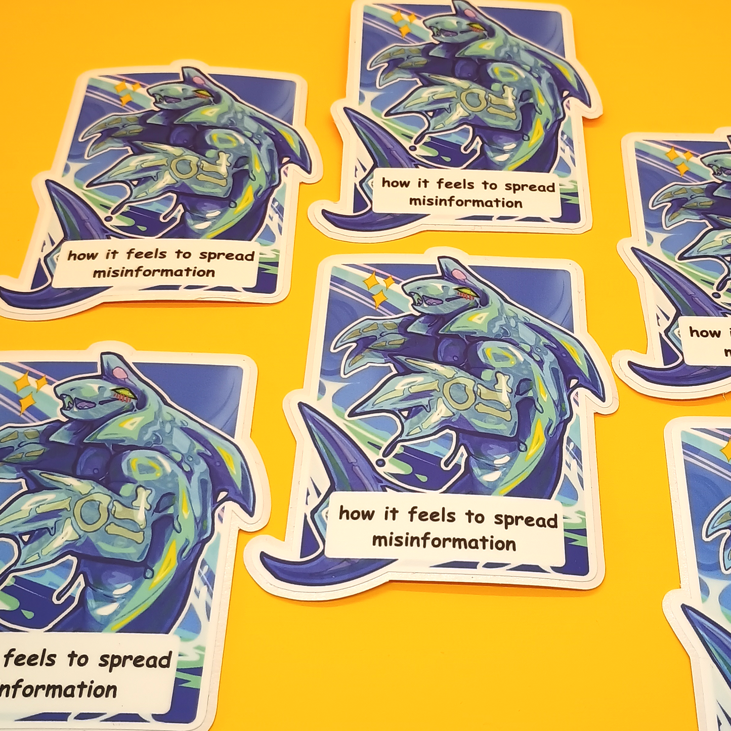 How It Feels to Spread Misinformation Meme Matte Vinyl Sticker 4inch | 10cm