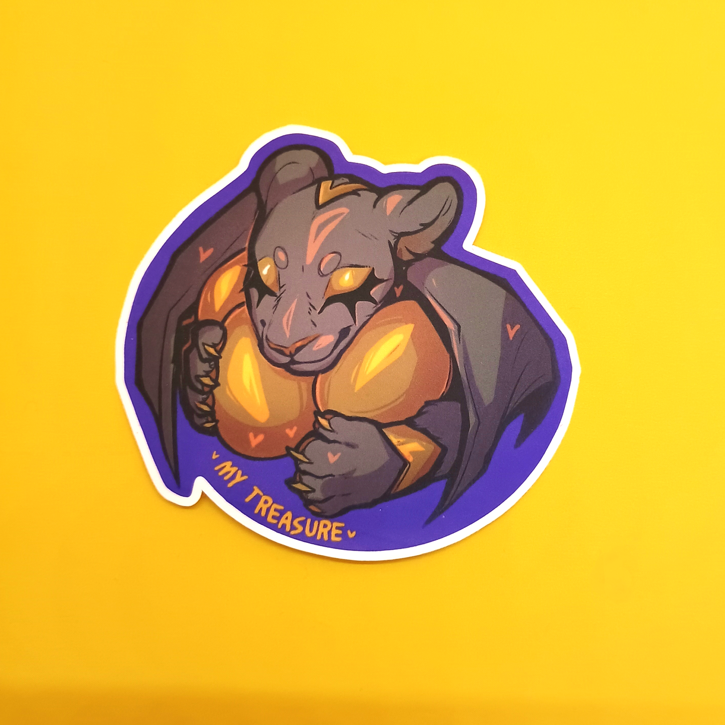 Wasitora My Treasure Matte Sticker 3in / 7cm