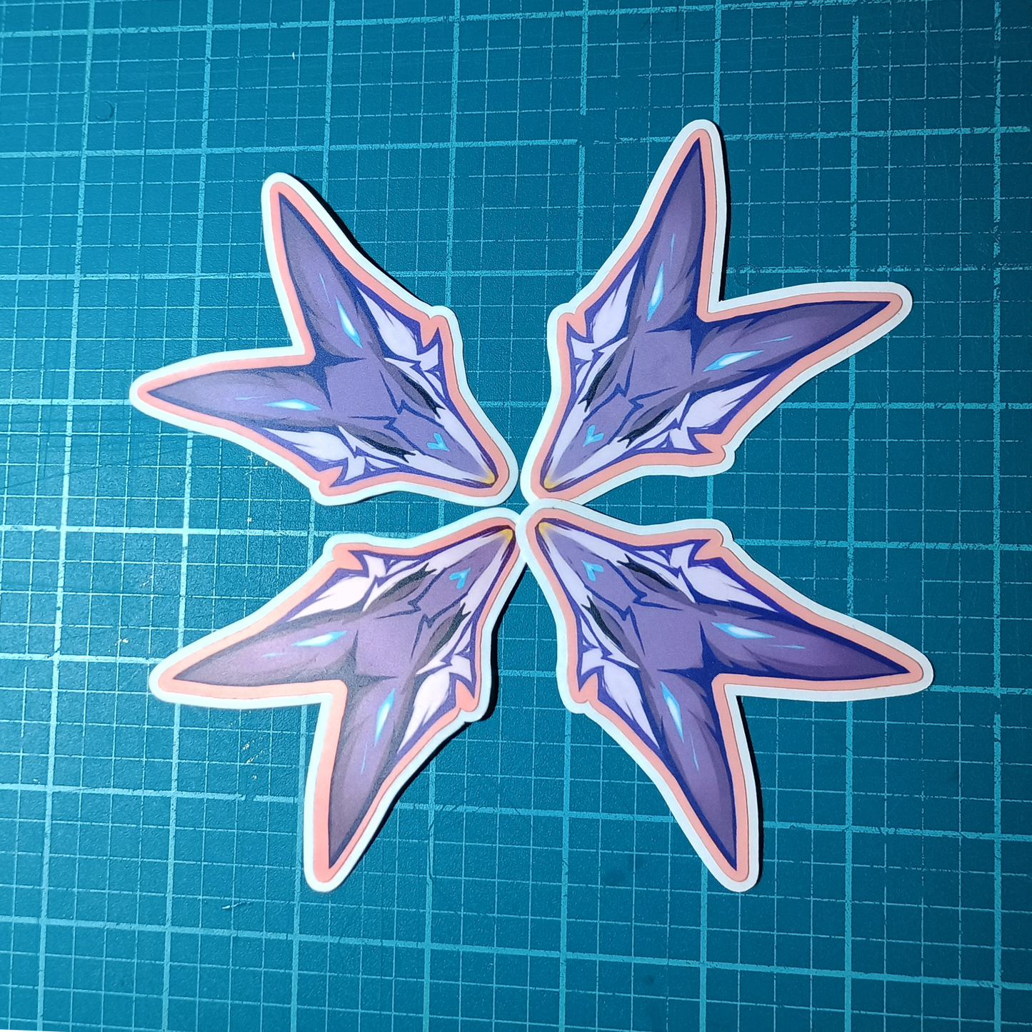 Jonecy Sergal Head Matte Sticker 3in / 7cm