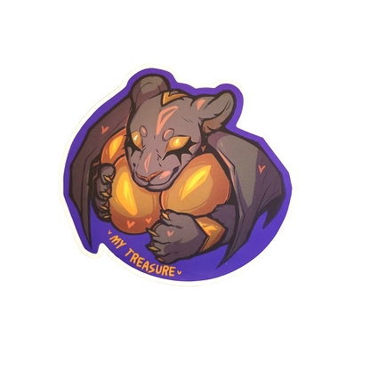 Wasitora My Treasure Matte Sticker 3in / 7cm