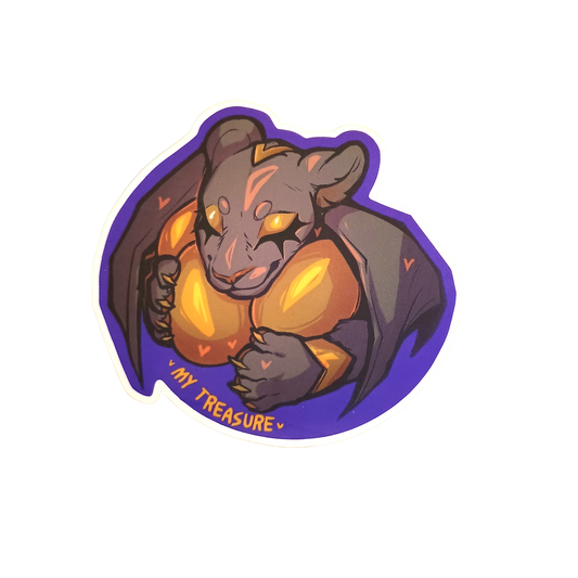 Wasitora My Treasure Matte Sticker 3in / 7cm