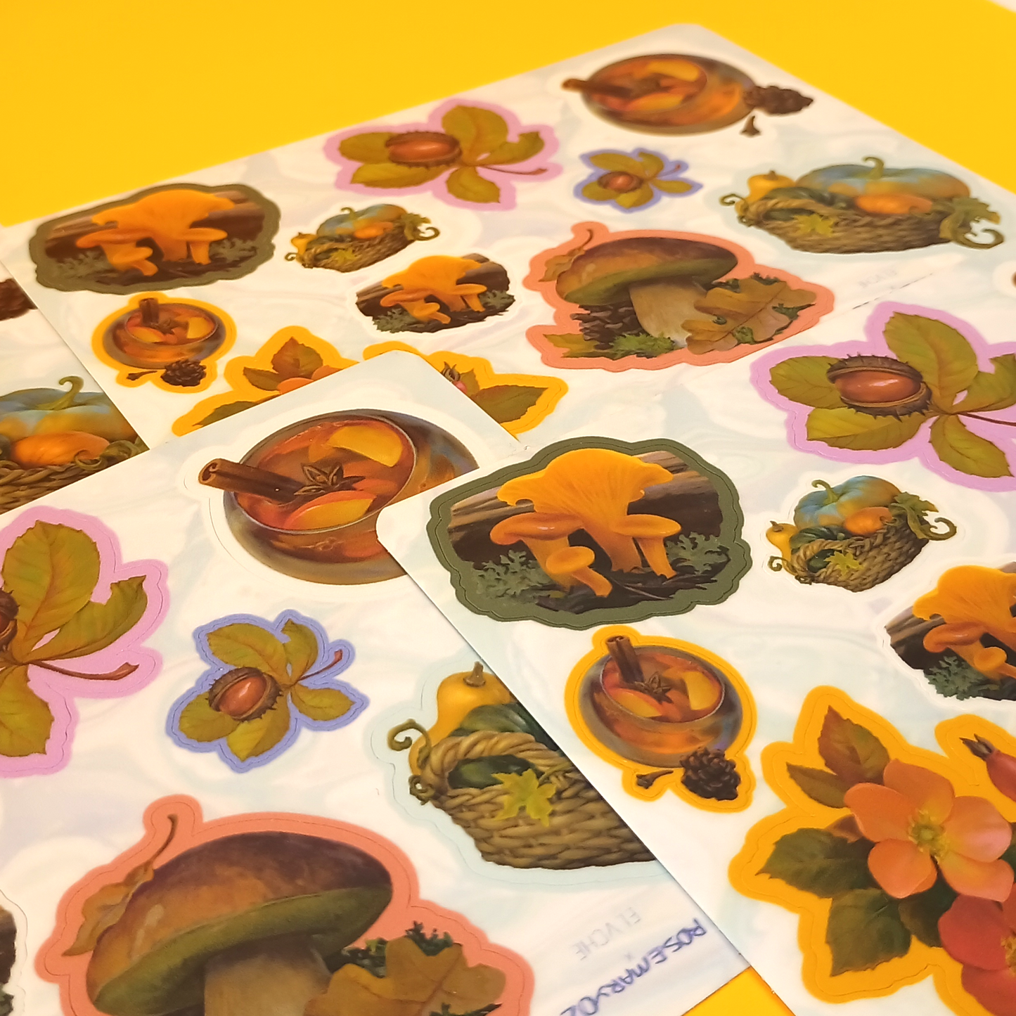 Autumn Vibes Sticker Sheet || 4x6in 10x15cm
